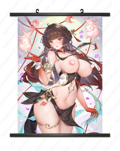 Lingsha Honkai Star Rail Hentai Wall Scroll